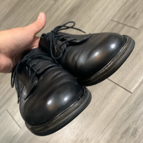 Mephisto Black Pebbled Leather Shock Absorber Lace-Up Oxfords size 11 - Picture 3 of 10